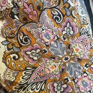 Soft Surroundings Off the Shoulder Handkerchief style Blouse